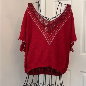 Free People knit blouse